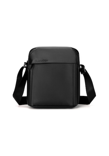 Sones Wepower Erkek Postacı Çantası Büyük Kapasiteli Seyahat Ve Yolculuk İçin Omuz Çantası Siyah Siyah