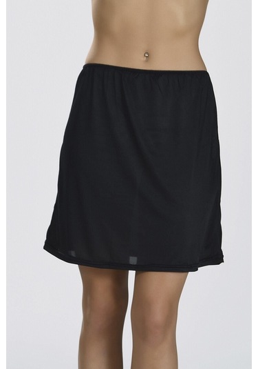 2900 Kadın Kısa Jüpon Siyah