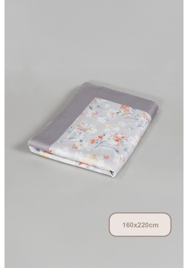 Elart Floret Masa Örtüsü Digital Baskılı 160x220 Cm Ekru Ekru