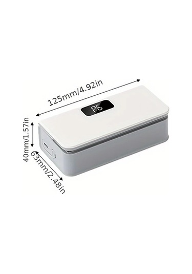 Boatshop1 Beyaz 6 Ayarlı Usb Şarj Edilebilir Lityum Pil Hızlı Mühürleme Seyahat Piknik Ve Mutfak İçin Taşınabilir Mühürleyici