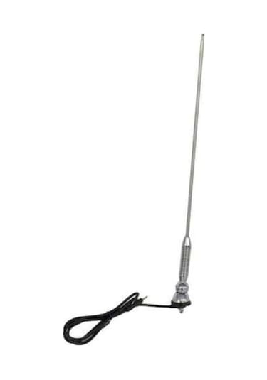 Üniversal Yaylı Anten Gömme Nikel Krom Çamurluk Anteni Uzayabilen