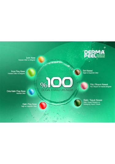 Dermapeel Doğal Ipek Banyo Kesesi