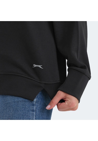 Slazenger VIRTUE Kadın  Siyah Sweatshirt