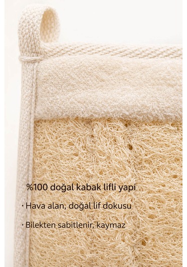 Kabak Lifli Eldiven Battal Vücut Kesesi