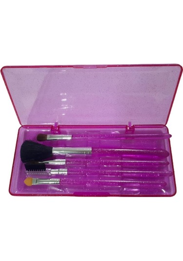 Esterella Makyaj Fırça Set Fuşya Kutulu