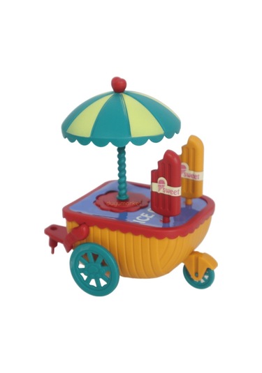 Sesli Sevimli Köpek Ve Dondurma Arabası - Siyah