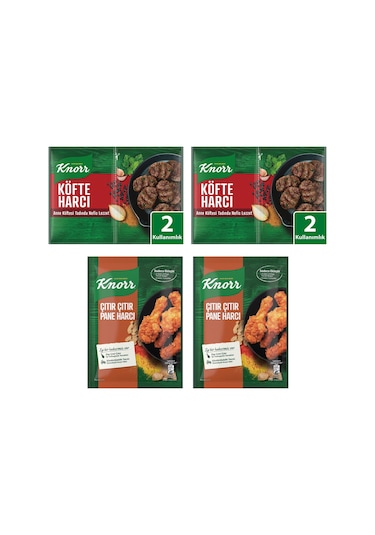 Knorr Köfte Harcı ve Çıtır Pane Harcı 4'lü