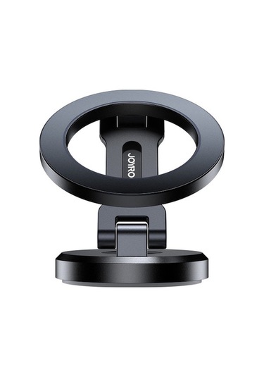 Geeksen Alüminyum Çelik Katlanabilir Manyetik Araç Telefon Tutucusu: 360 Döner, 270 Ayar, Ultra Güçlü Tutma, Siyah Siyah