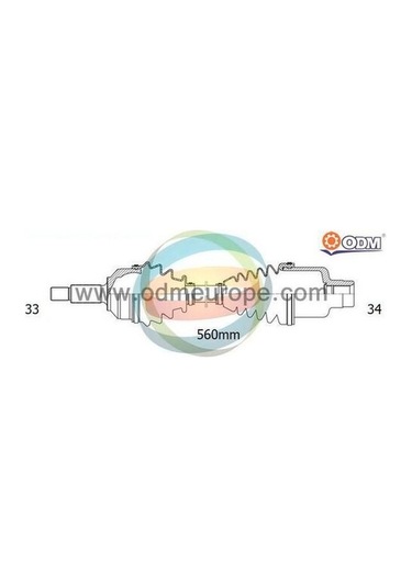 Odm Op88533 Aks Sağ Astra H 1.7 16v Cdtı 2004 2011 Mt A:33 C:560 B:34