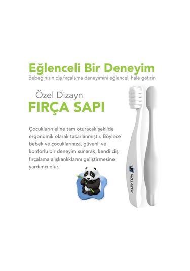 Babyton Bio Panda Çocuk Diş Fırçası