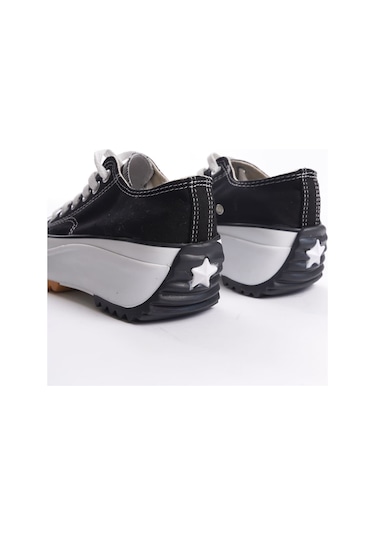 Parıs Bağcıklı Ortopedik Taban Kadın Sneaker Spor Ayakkabı Tbt - Siyah Siyah