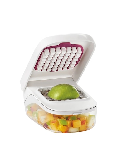 Ambition Sebze Kesicisi Soğan Kıyıcı Kolu Gıda Rendeleyin Gıda Gümüş