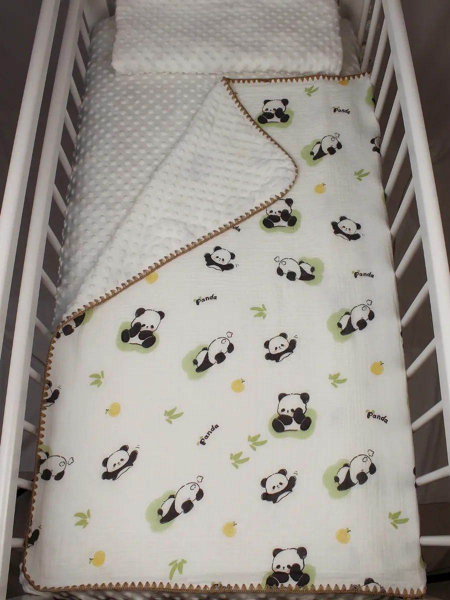 Hannydi Yenidoğanlar İçin Muslin Battaniye, Doğum Yaşı Küçük Bebek Arabası İçin Taburcu Götürücü 323370306 Beyaz