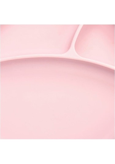 Oioi Porsiyon Vakum Tabanlı Silikon Tabak Pembe