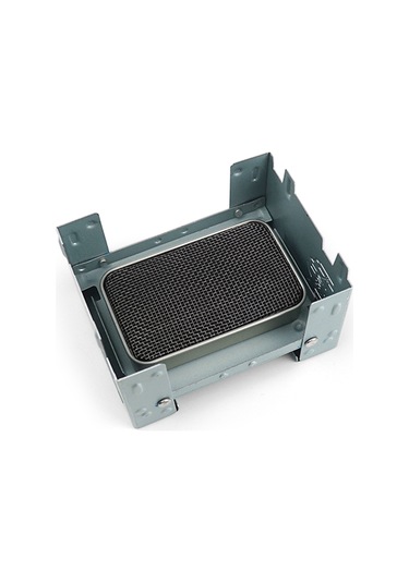 Kosona Stainless Steel Mini Alkol Ocağı Seti: Tasarrufcu Adet 2.1 Küçük Adalar Ofeni + Katlanabilir Isıtıcı Gümüş