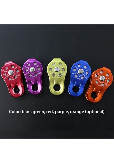 Kangvka Alüminyum Alloy Dağcıklığa Uygun 20kn Sabit Yan Panel Kayıcı, Kurtarma Ve Taşıma İçin Dış Mekan Gereci Yeşil