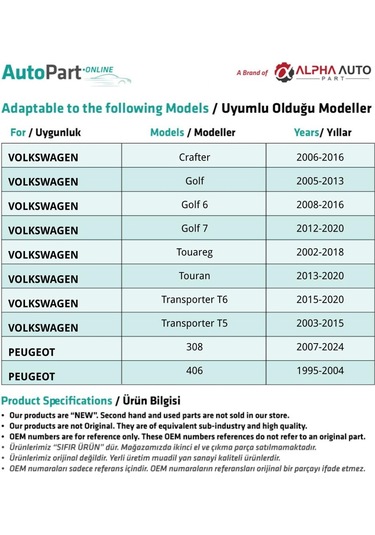 Citroen, Renault, Peugeot İçin Tampon Klipsi-uzun