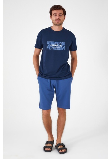 Arnetta Tropic Lacivert Erkek Bermuda Takım 001