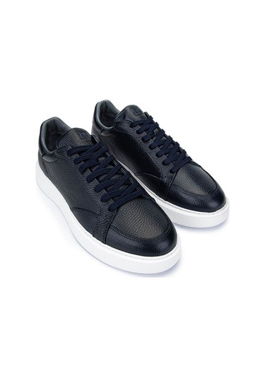 Tamer Tanca Erkek Hakiki Deri Lacivert Sneakers & Spor Ayakkabı 04 3522 Erk Ayk Sk24-25 Lacı Fltr Lacivert