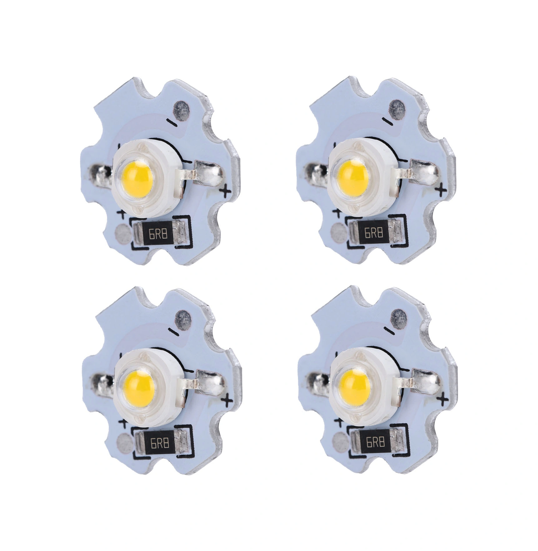 Konesam 25 Adet Axd-1w-5v Islak Beyaz Led Işık Tozu, 1w 200lm Yüksek Parlaklık, Aluminyum Tabanlı, El Feneri/spot Işığı Dıy Uygulamaları İçin İnce Beyaz Işık