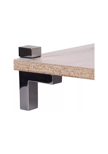 Centr Mebel'noj Furnitury Raf Ve Tutucu Krom Kaplı Braket 4 Adet 166030527 Krom