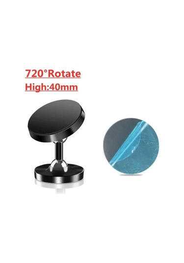 Vıkefon Manyetik Araç Telefon Tutucu - İphone Samsung Xiaomi İçin Dashboard Mıknatıslı Standturuncu Turuncu