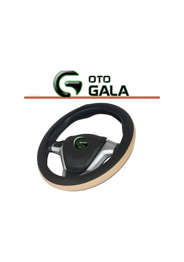 Direksiyon Kılıfı Geçmeli Çember Bej Bej