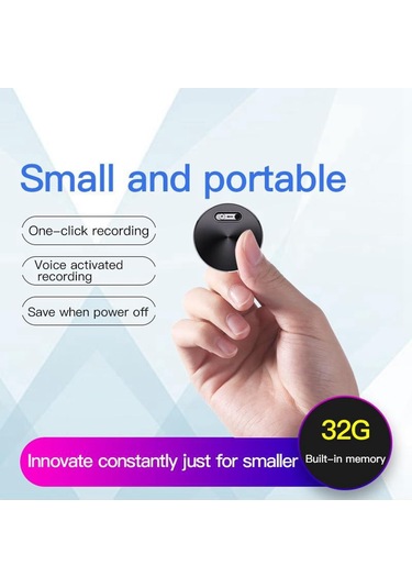 32g Profesyonel Ses Aktivasyonlu Ses Kaydedici 20h 8-32g Küçük