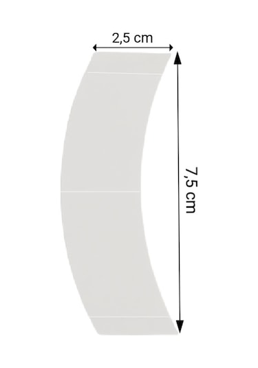 True Tape Supertape Protez Saç Bandı Oval 1LF 2.5 CM x 7.5 CM