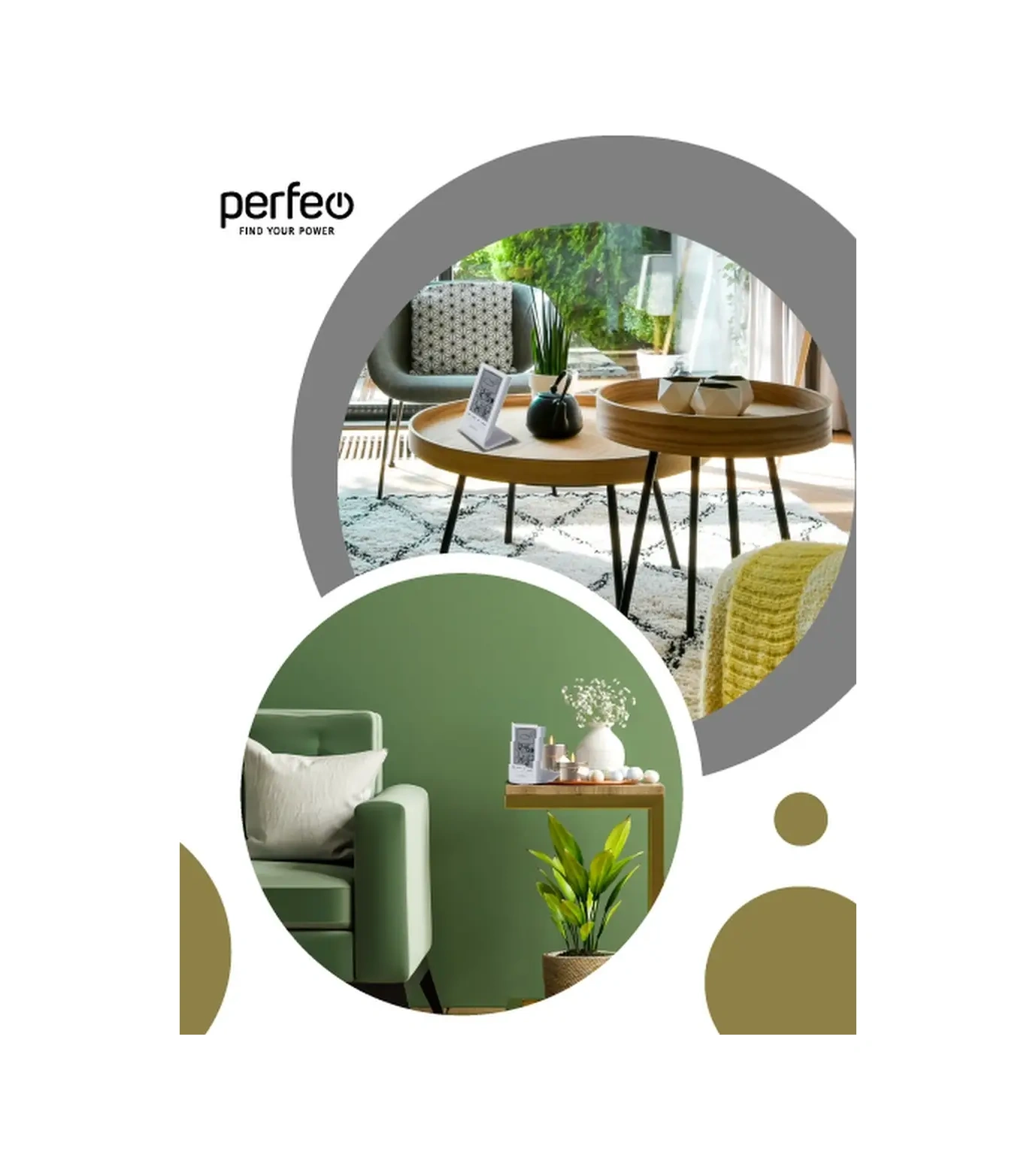 Perfeo Çift Etkili Dijital Oda Termometresi Ve Higrometre 68543130