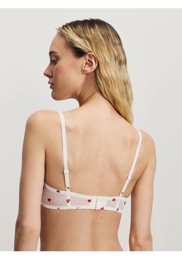 Zarına Balensiz File Sütyen 423578860 Beyaz