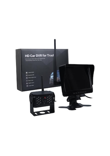 Powermaster Dvr T70-f19 Kablosuz Araç Kamera Ve Monitör Seti