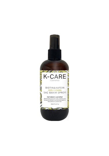 K K-care Cosmetics Hızlı Uzamaya Yardımcı Biotin & Kafein Saç Spreyi 250 ML