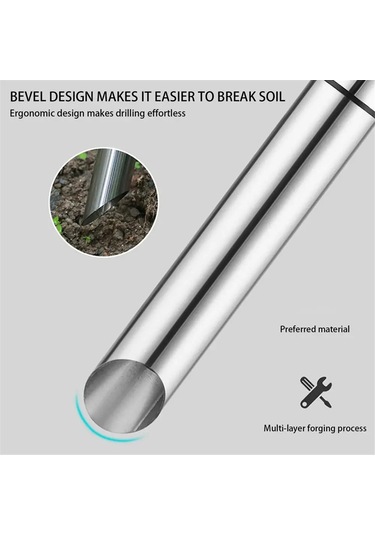 Manuel Bitki Dikim Makinası Metal Bahçe Bitki Dikim Makinası