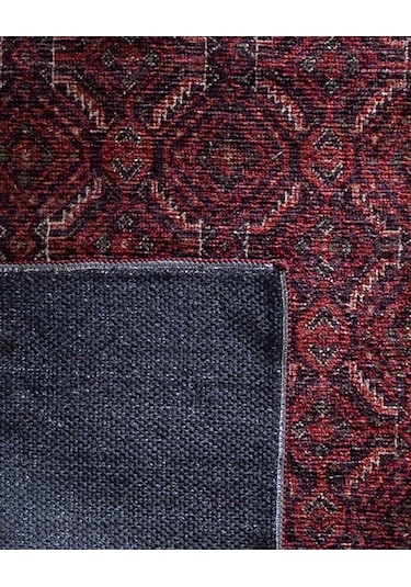 Louna Halı - Bordo - 80x300 Cm 8684427335055 Çok Renkli