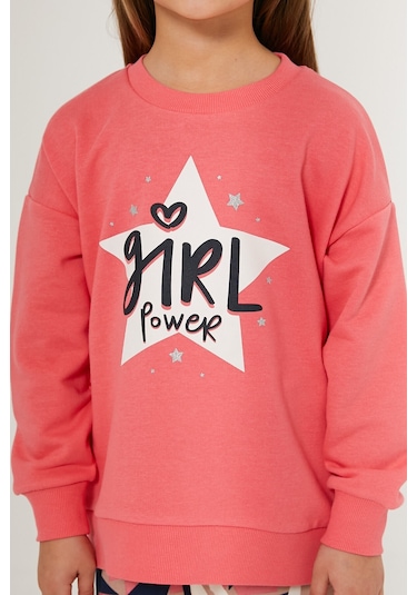 Rolypoly Girl Powers Pembe Kız Çocuk Eşofman Takımı Pembe