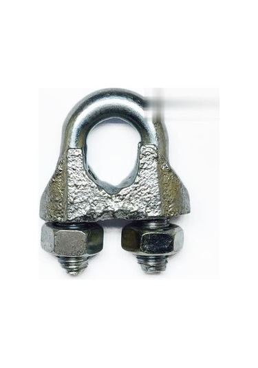 Büro İşyeri Güvenliği İçin 50adet 3mm Çelik Halat Bağlama Klemens Seti
