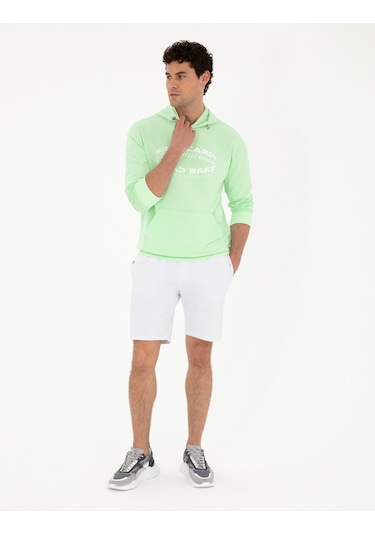 Pierre Cardin Erkek Beyaz Şort Örme 50284172-vr013 Beyaz
