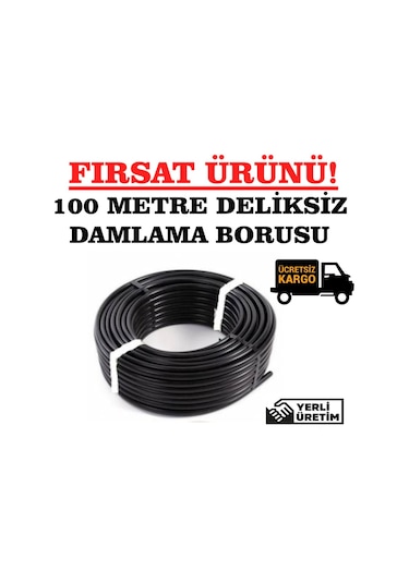 Damlama Sulama Borusu 16 Mm. Deliksiz (100 Mt.) (462726892)
