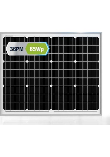 Teknovasyon Arge 65 W Monokristal Güneş Paneli Solar Panel Mono