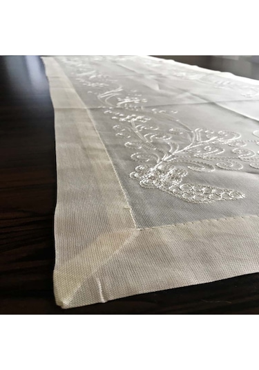 Çeyizlik Ipek Dokuma Dantelsiz Şemen %100 Ipek El Işçiliği