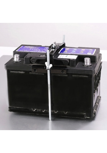 Sones Araç Evrensel Akü Braketi Ayarlanabilir Akü Sabit Demir Tutucu, Boyut: 19cm