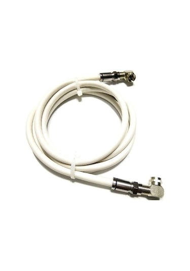 Herz 10 Metre Rg6 U6 Bakır Anten Kablosu Hazır Sıkmalı Konnektör