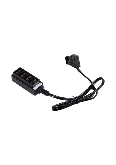 Yaleker Kamera Bataryası Geliştirici Kablosu, B Tipi Erkekden 4'lü Dişeye, 10a Akım, 60cm, Çoklu Cihaz Besleme Wireless Alıcılar, Monitörler