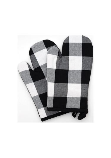 2'li Fırın Eldiveni Seti - Pamuklu - Pratik Mutfak Eldiveni - Isı Diğer