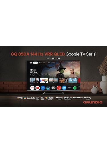 Grundig 75 GQ 750A 75" Ultra HD QLED TV