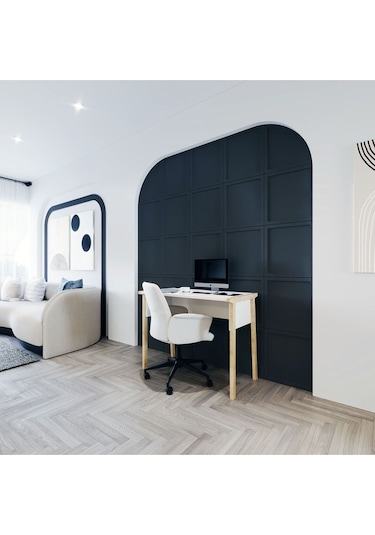 Zenith Çalışma Masası 90cm Beyaz Meşe