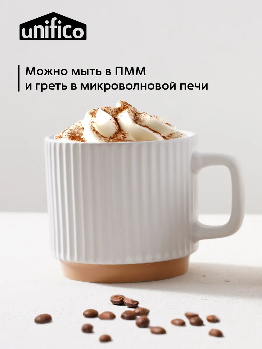 Unifico 240 Ml Como Bianca 2 Adet Seramik Kupa Seti 300970004 Beyaz