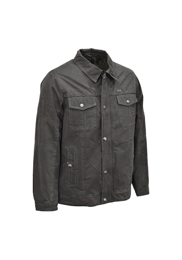 Erkek Spor Kanvas Yakalı Mont M2625 Bgl-st03994 Haki