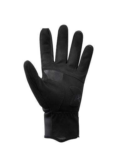 Shimano Windbreak Thermal Uzun Parmak Eldiven Metalik Gri M Siyah
